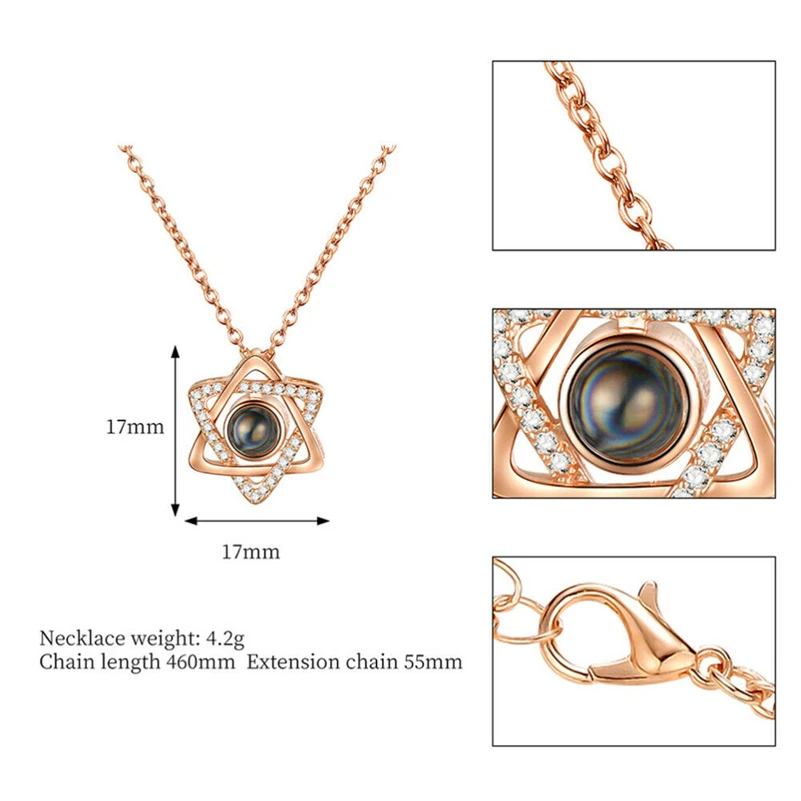 1PC I LOVE YOU In 100 Languages Projection Necklace for Memory of LOVE Gifts Pendant Necklace Lover Wedding Romantic Gift 
1PC I LOVE YOU In 100 Languages Projection Necklace for Memory of LOVE Gifts Pendant Necklace Lover Wedding Romantic Gift