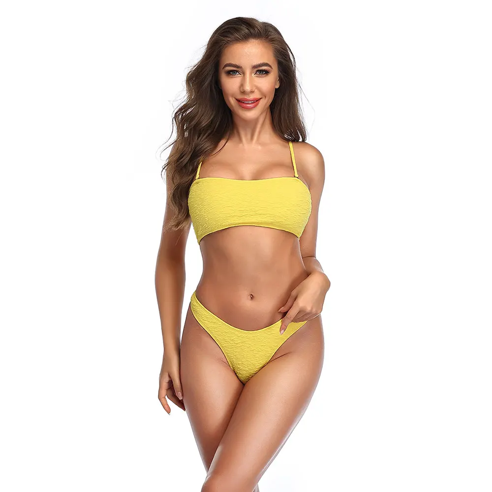 Sexy Mini Swimsuit Women New Tube Top Solid Color Bikini Sexy Breast Wrap Manufacturers Wholesale Swimwear Dropshipping Bikinis
Sexy Mini Swimsuit Women New Tube Top Solid Color Bikini Sexy Breast Wrap Manufacturers Wholesale Swimwear Dropshipping Bikinis