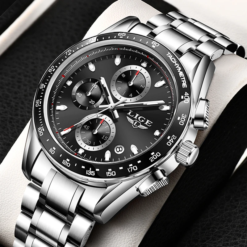 2021 Men Watch LIGE Top Luxury Brand Big Dial Sport Watches Mens Chronograph Quartz Wristwatch Date Male Clock Relogio Masculino
2021 Men Watch LIGE Top Luxury Brand Big Dial Sport Watches Mens Chronograph Quartz Wristwatch Date Male Clock Relogio Masculino