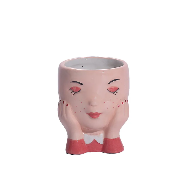 2021 new flowerpot Nordic outdoor simple personality creative gardening character ceramic vase desktop potted ornament decor
2021 new flowerpot Nordic outdoor simple personality creative gardening character ceramic vase desktop potted ornament decor