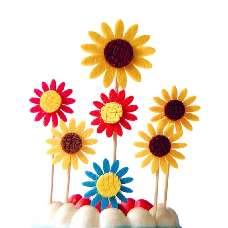 3/6pcs Sunflower Cake Toppers Birthday Cupcake Toppers Flags Dessert Decor Supplies Wedding Valentine'S Day Party Decorations
3/6pcs Sunflower Cake Toppers Birthday Cupcake Toppers Flags Dessert Decor Supplies Wedding Valentine'S Day Party Decorations