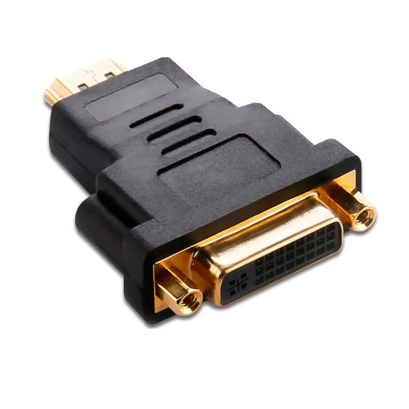 DVI Женский к совместимому с HDMI Мужской адаптер (24 + 5) HDMI-совместимых разъем |