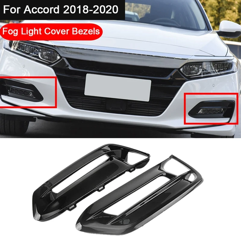 for Honda Accord -2020 1 Pair Gloss Black Front Bumper Drl Fog Light Lamp Cover Bezels Assy Lh+rh
for Honda Accord -2020 1 Pair Gloss Black Front Bumper Drl Fog Light Lamp Cover Bezels Assy Lh+rh