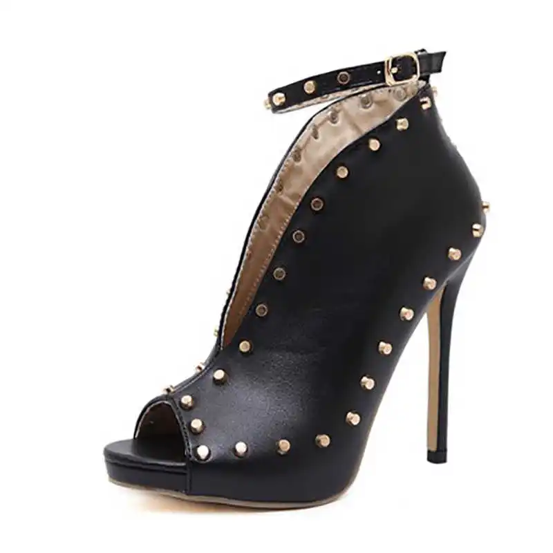 Personalized fish mouth shoes women's summer new fashion rivet out one line buckle, versatile thin heel high heel shoes
Personalized fish mouth shoes women's summer new fashion rivet out one line buckle, versatile thin heel high heel shoes