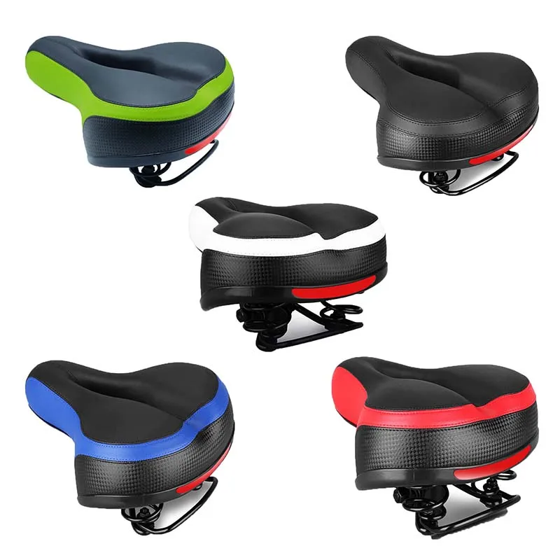 Shockproof Leather Bicycle Saddle With Light Comfortable Wide Soft Silica Gel Road Bike Seat Sports MTB Racing Cycling Cushion
Shockproof Leather Bicycle Saddle With Light Comfortable Wide Soft Silica Gel Road Bike Seat Sports MTB Racing Cycling Cushion