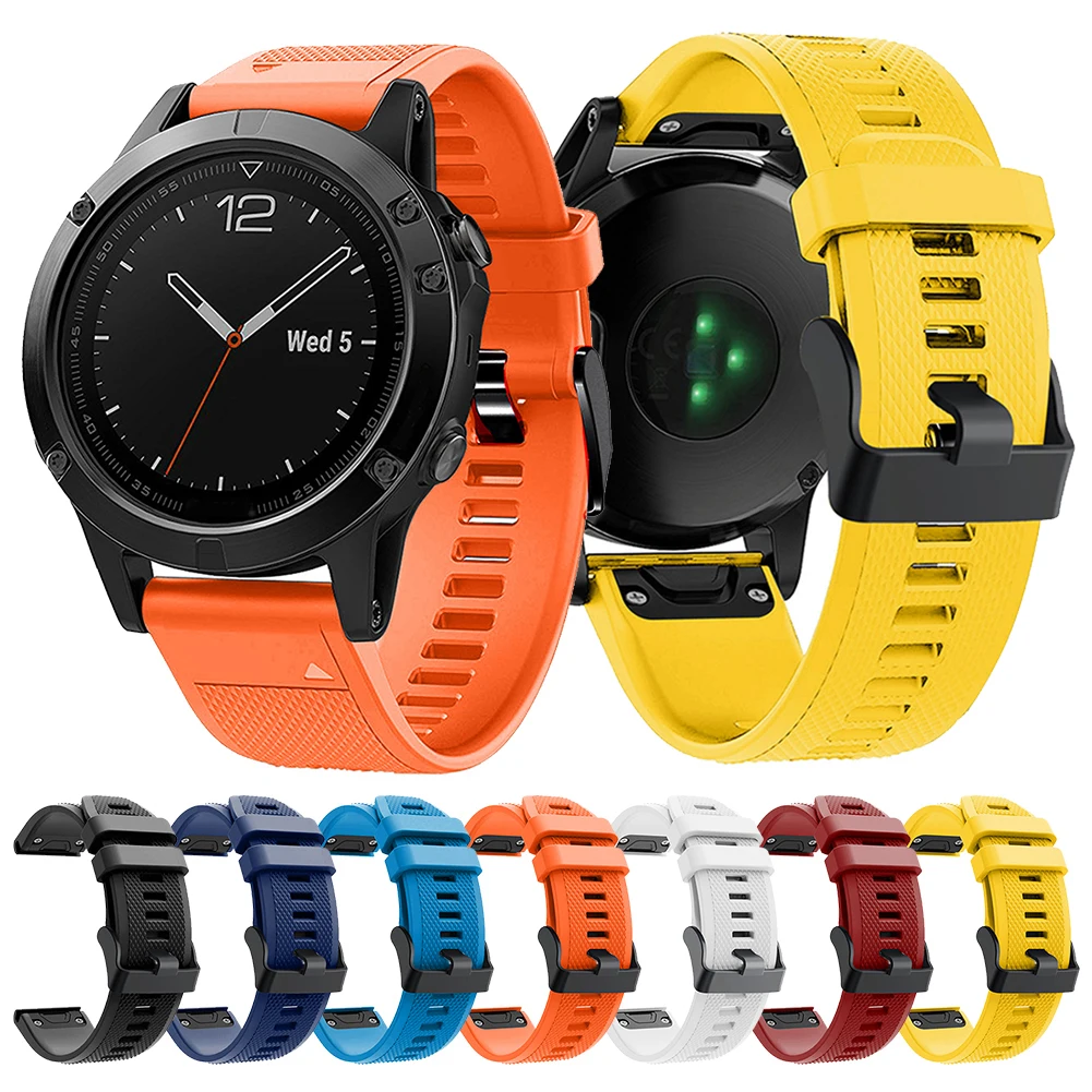 Ремешок для наручных часов Garmin Fenix 5X 5X plus 6X, цветной сменный силиконовый браслет для умных часов, 26 мм
Ремешок для наручных часов Garmin Fenix 5X 5X plus 6X, цветной сменный силиконовый браслет для умных часов, 26 мм
