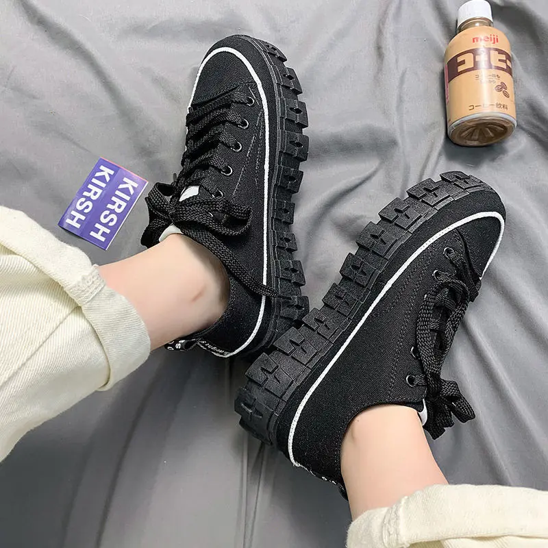 Summer Thick Soled High Breathable Canvas Shoes Men's Korean Fashion Versatile Shoes Men's 2021 New Student Board Shoes
Summer Thick Soled High Breathable Canvas Shoes Men's Korean Fashion Versatile Shoes Men's 2021 New Student Board Shoes