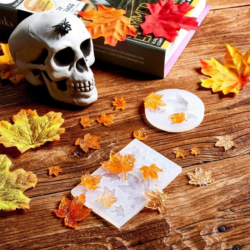 7Pcs DIY Halloween Pumpkin Maple Leaves Star Moon Bat Pendant Silicone Epoxy Resin Mold Kit Baking Jewelry Making Tools
7Pcs DIY Halloween Pumpkin Maple Leaves Star Moon Bat Pendant Silicone Epoxy Resin Mold Kit Baking Jewelry Making Tools