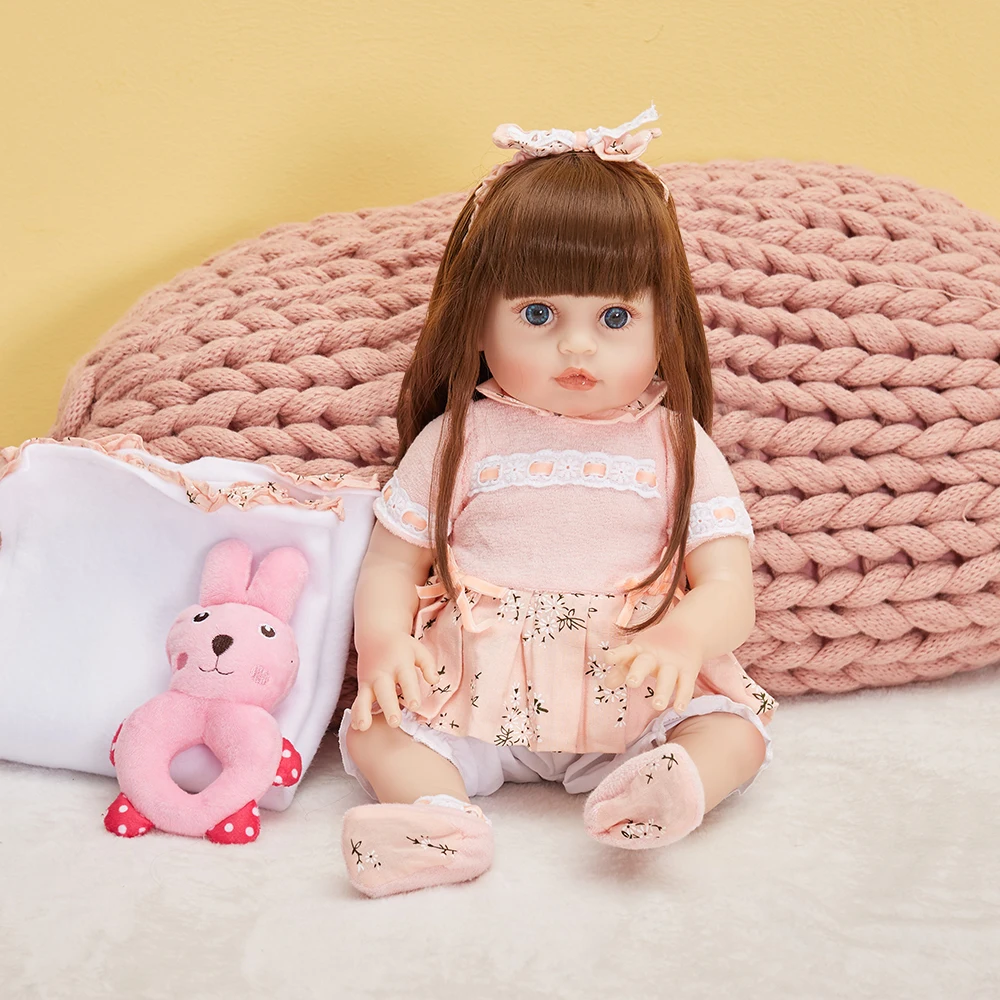 Hoomai 18 Inch Lifelike Reborn Girl Doll 48cm Silicone Vinyl Beautiful Alive Toy Baby Dolls For Kids Christmas Gifts
Hoomai 18 Inch Lifelike Reborn Girl Doll 48cm Silicone Vinyl Beautiful Alive Toy Baby Dolls For Kids Christmas Gifts