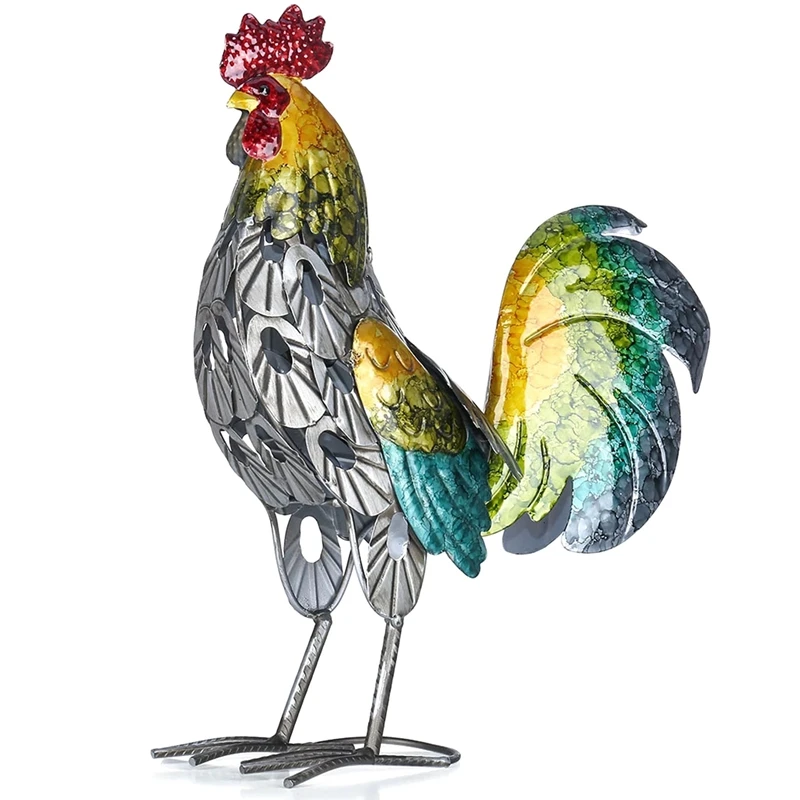 Rooster Sculpture Modern Iron Ornament Art Home Decoration Handicraft Shelf and Desk Decoration Sculpture
Rooster Sculpture Modern Iron Ornament Art Home Decoration Handicraft Shelf and Desk Decoration Sculpture