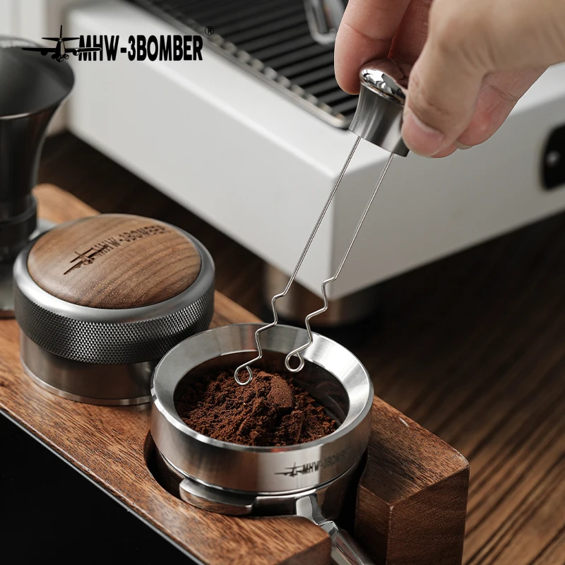 MHW-3BOMBER BEAT Coffee Stirring Needle Stainless Steel Coffee Distributor Powder Distributing Espresso Latte Italian Coffee
MHW-3BOMBER BEAT Coffee Stirring Needle Stainless Steel Coffee Distributor Powder Distributing Espresso Latte Italian Coffee
