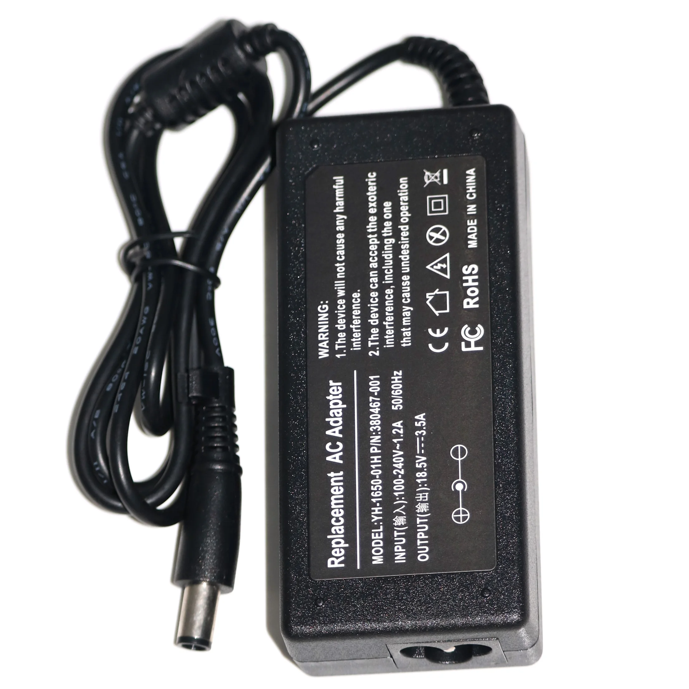 18.5V 3.5A 65W for HP Ac Adapter Laptop Computer Charger Notebook PC Power Supply Connector Size: 7.4 x 5.0 mm
18.5V 3.5A 65W for HP Ac Adapter Laptop Computer Charger Notebook PC Power Supply Connector Size: 7.4 x 5.0 mm