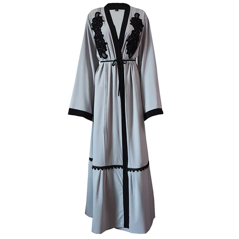 Musliman Cardigan Grey Muslim Abaya for Women Islamic Elegant Long Muslim Cardigans Embroidery Female Fashion Abayas Plus Size
Musliman Cardigan Grey Muslim Abaya for Women Islamic Elegant Long Muslim Cardigans Embroidery Female Fashion Abayas Plus Size
