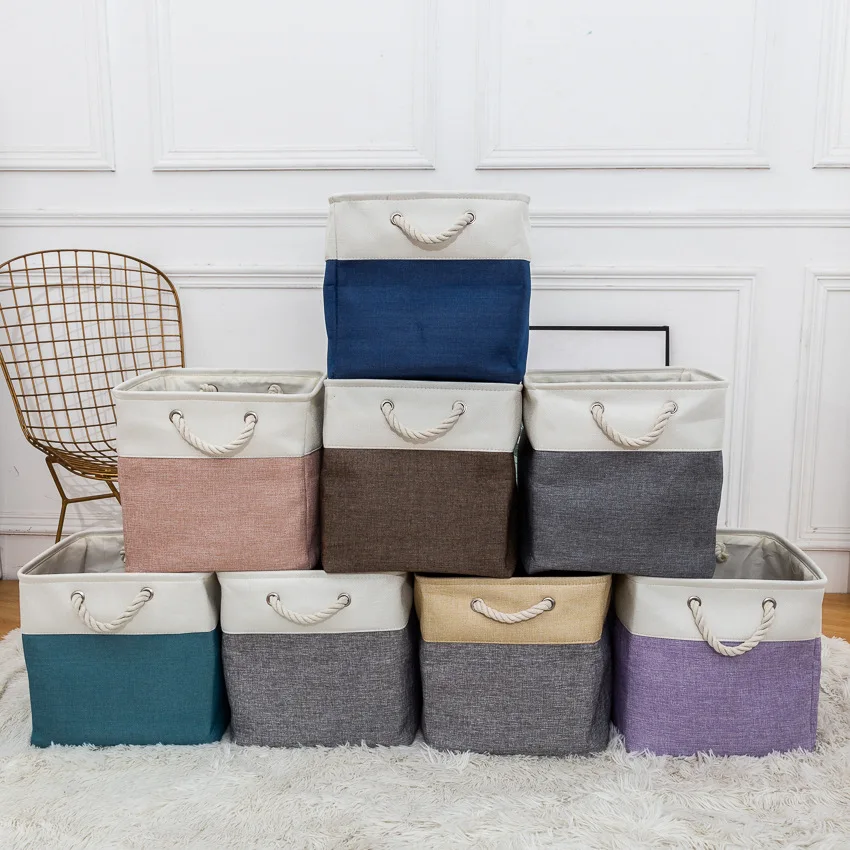 Folding Storage Basket Foldable Linen Sundries Storage Box Bins Toy Storage Box Bedroom Closet Toys Laundry Basket
Folding Storage Basket Foldable Linen Sundries Storage Box Bins Toy Storage Box Bedroom Closet Toys Laundry Basket