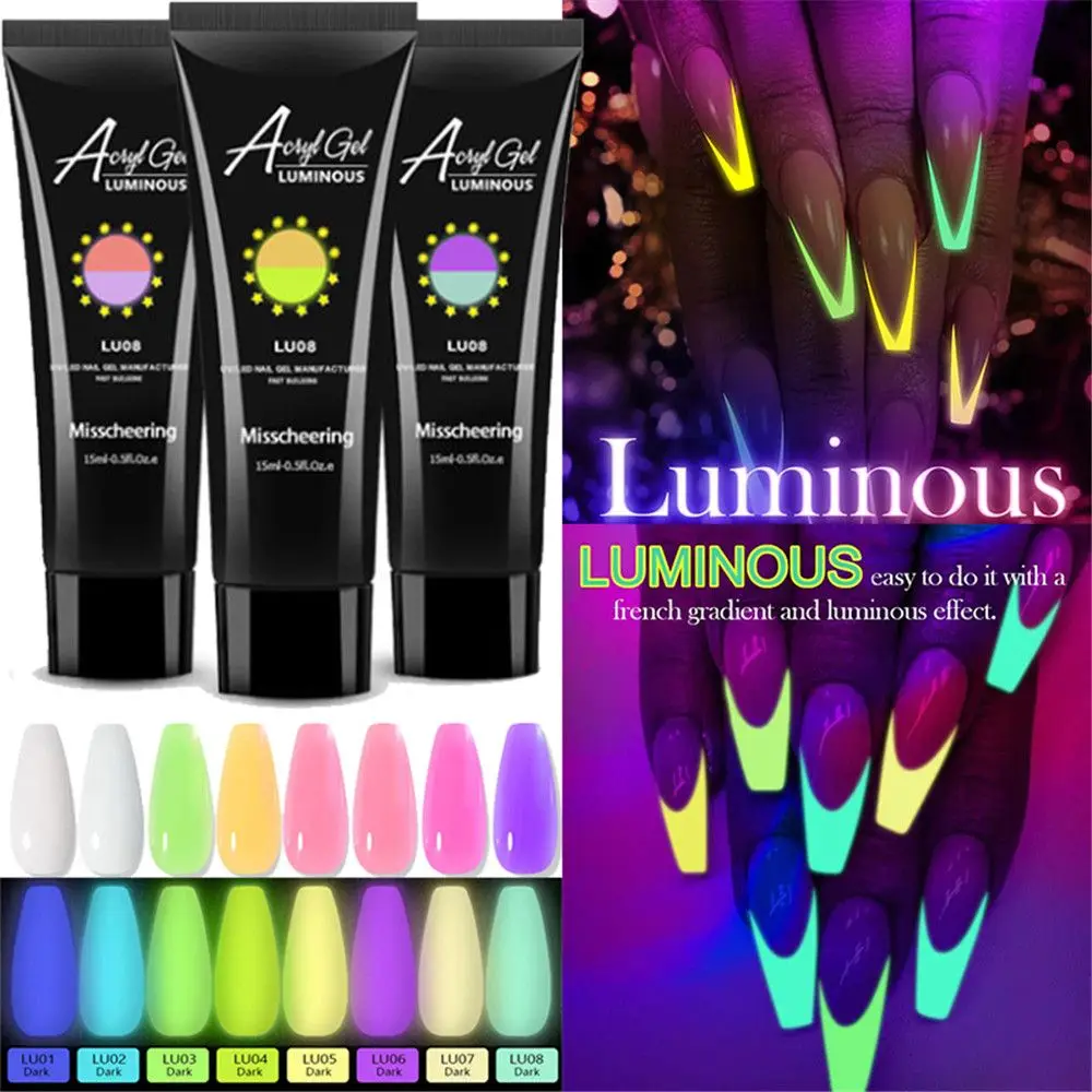 UV LED French Manicure Fluorescent Color Crystal Gel Nail Builder Gel Luminous Nail Extension UV Gel Extend Builder
UV LED French Manicure Fluorescent Color Crystal Gel Nail Builder Gel Luminous Nail Extension UV Gel Extend Builder