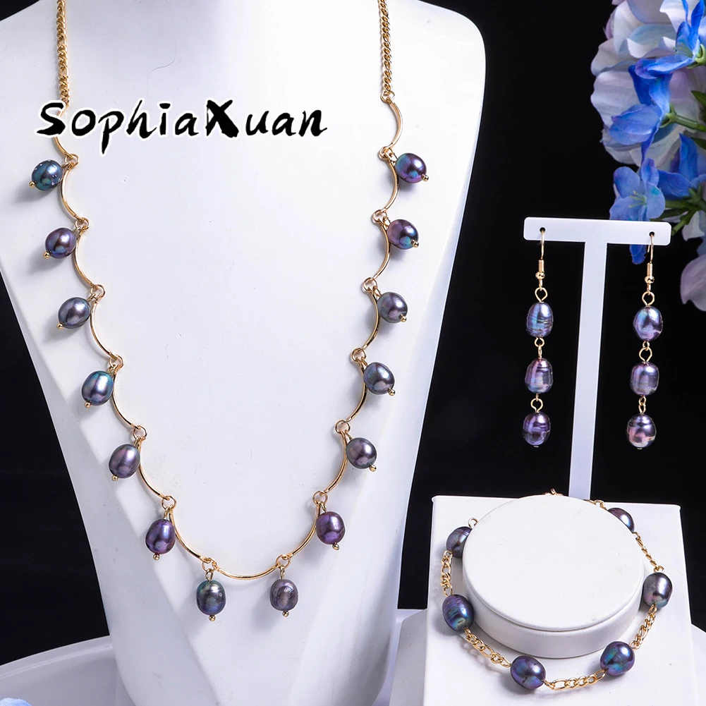SophiaXuan Jewelry Sets Hawaiian Polynesian Freshwater Pearl Necklace and Bangles Fashion Necklaces Earrings for Women 2021
SophiaXuan Jewelry Sets Hawaiian Polynesian Freshwater Pearl Necklace and Bangles Fashion Necklaces Earrings for Women 2021
