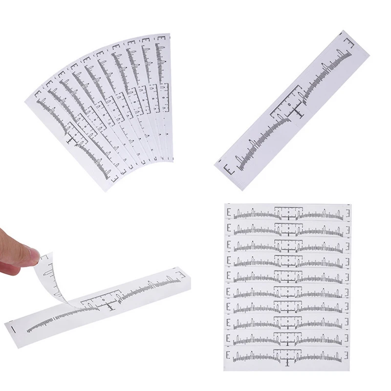 100 Pcs Eyebrows Ruler Adhesive Eyebrow Grooming Shaper Permanent Tattoo Stencil
100 Pcs Eyebrows Ruler Adhesive Eyebrow Grooming Shaper Permanent Tattoo Stencil