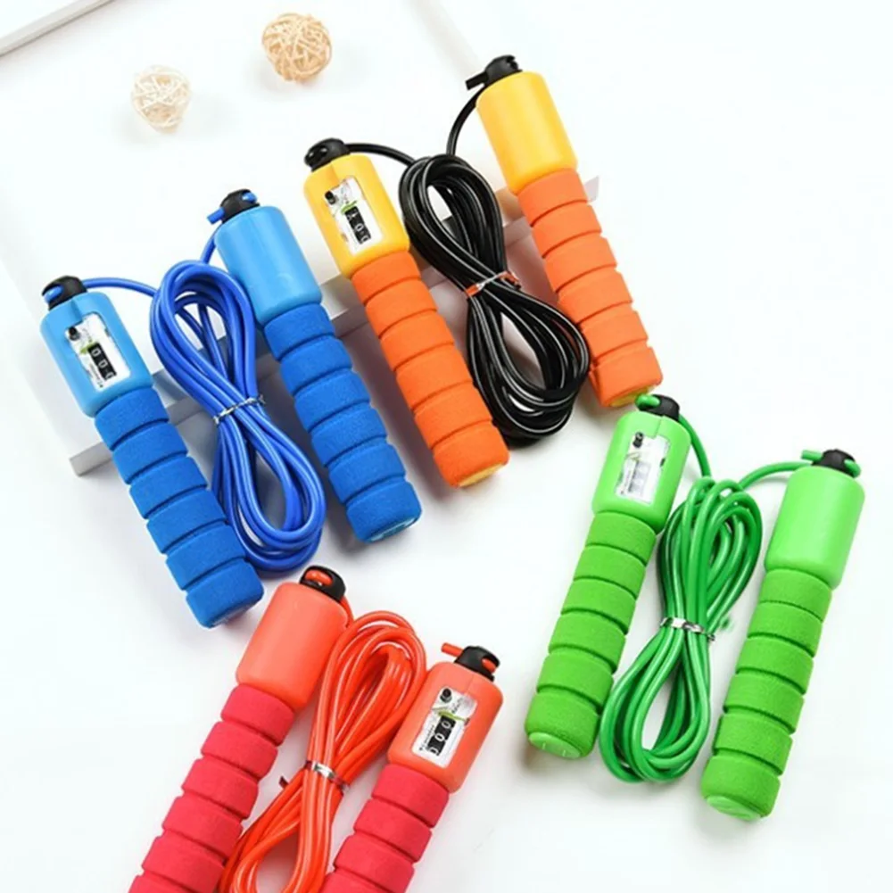 Jump Ropes with Counter Sports Fitness Adjustable Fast Speed Counting Jump Skip Rope Skipping Wire Lose Weight Plastic Exercise
Jump Ropes with Counter Sports Fitness Adjustable Fast Speed Counting Jump Skip Rope Skipping Wire Lose Weight Plastic Exercise