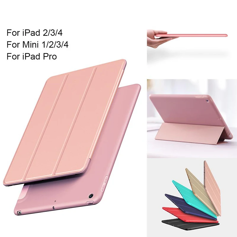 Ultra thin Fold Tablet Case For iPad 2019 2018 2017 For iPad Air 3 2 1 For iPad Pro For iPad Mini 1 2 3 Silicone Case Cover
Ultra thin Fold Tablet Case For iPad 2019 2018 2017 For iPad Air 3 2 1 For iPad Pro For iPad Mini 1 2 3 Silicone Case Cover