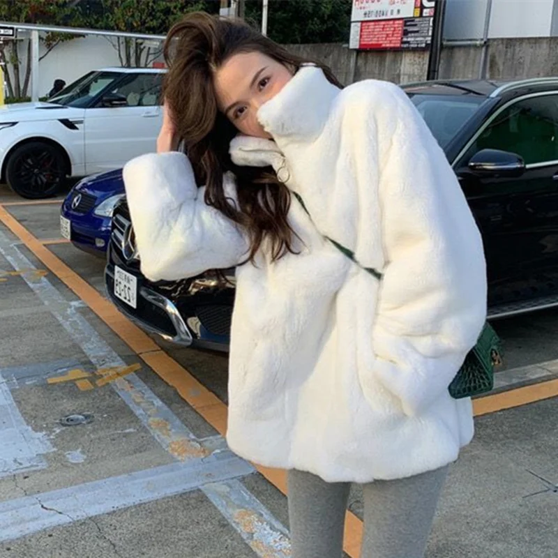 Faux Fur Coat Fur Coat Women Jacket Women's Winter Jacket Plus Velvet Coats Woman Winter 2021 Solid Overcoat Female Plush Jacket
Faux Fur Coat Fur Coat Women Jacket Women's Winter Jacket Plus Velvet Coats Woman Winter 2021 Solid Overcoat Female Plush Jacket