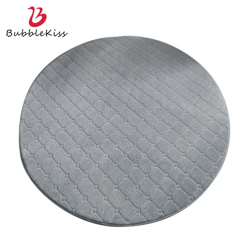 Bubble Kiss Coral Velvet Round Carpets For Bedroom Gray Blue Thicken Home Decor Area Pads Soft And Light Water Absorption Rugs
Bubble Kiss Coral Velvet Round Carpets For Bedroom Gray Blue Thicken Home Decor Area Pads Soft And Light Water Absorption Rugs