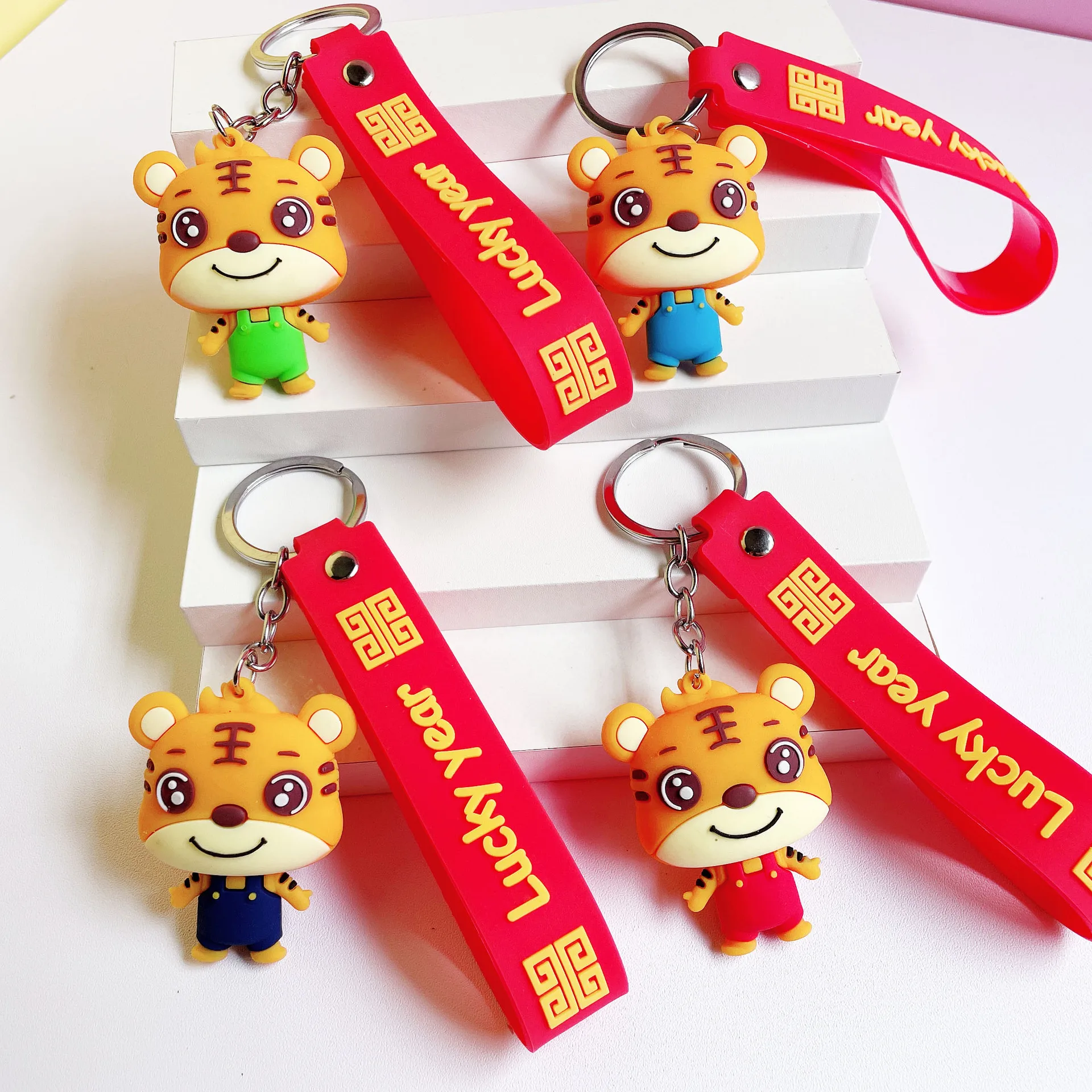 New Year of The Tiger Keychain Cute Cartoon Tiger Keychain Creative Kids Gift Car Bag Keychain Charms Anime Keychain Accessories
New Year of The Tiger Keychain Cute Cartoon Tiger Keychain Creative Kids Gift Car Bag Keychain Charms Anime Keychain Accessories