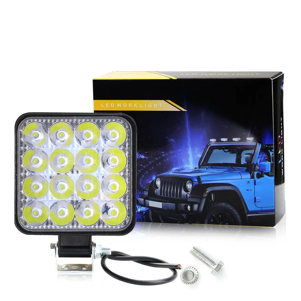 High-power Light Car Vehicle LED Work Light 48W 16 LEDs Motorcycle Lighting Inspection Off-road Spotlight
High-power Light Car Vehicle LED Work Light 48W 16 LEDs Motorcycle Lighting Inspection Off-road Spotlight