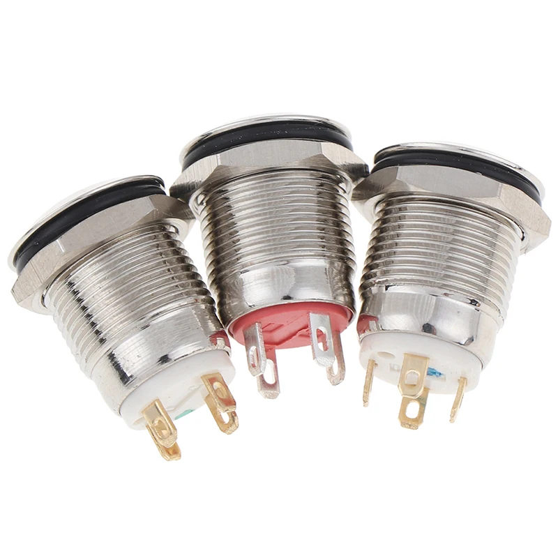 1pc 12mm Metal Push Button Switch Flat Head Ring Power LOGO 3V Self-reset Momentary/locking Waterproof Car Auto Eng
1pc 12mm Metal Push Button Switch Flat Head Ring Power LOGO 3V Self-reset Momentary/locking Waterproof Car Auto Eng