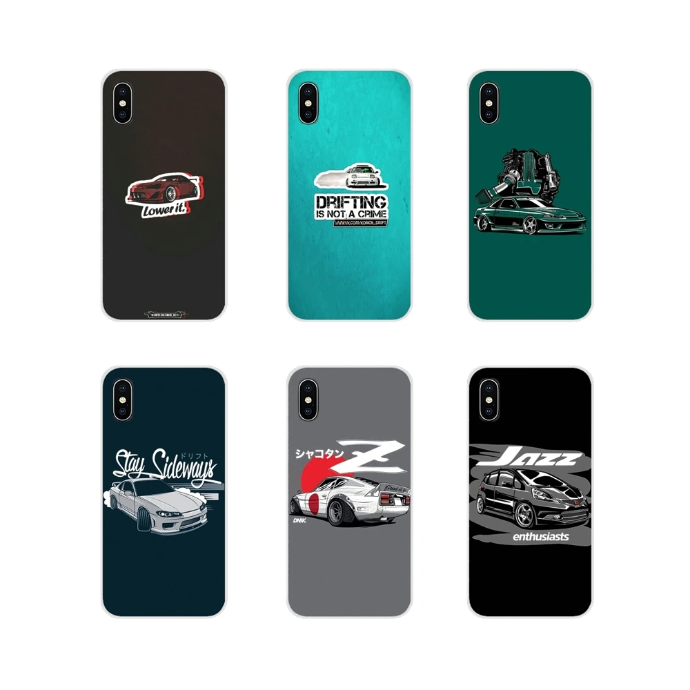 Прозрачный чехол из тпу для Samsung Galaxy J1 J2 J3 J4 J5 J6 J7 J8 Plus 2018 Prime 2015 2016 2017 Racing Drift Cars Auto JDM |