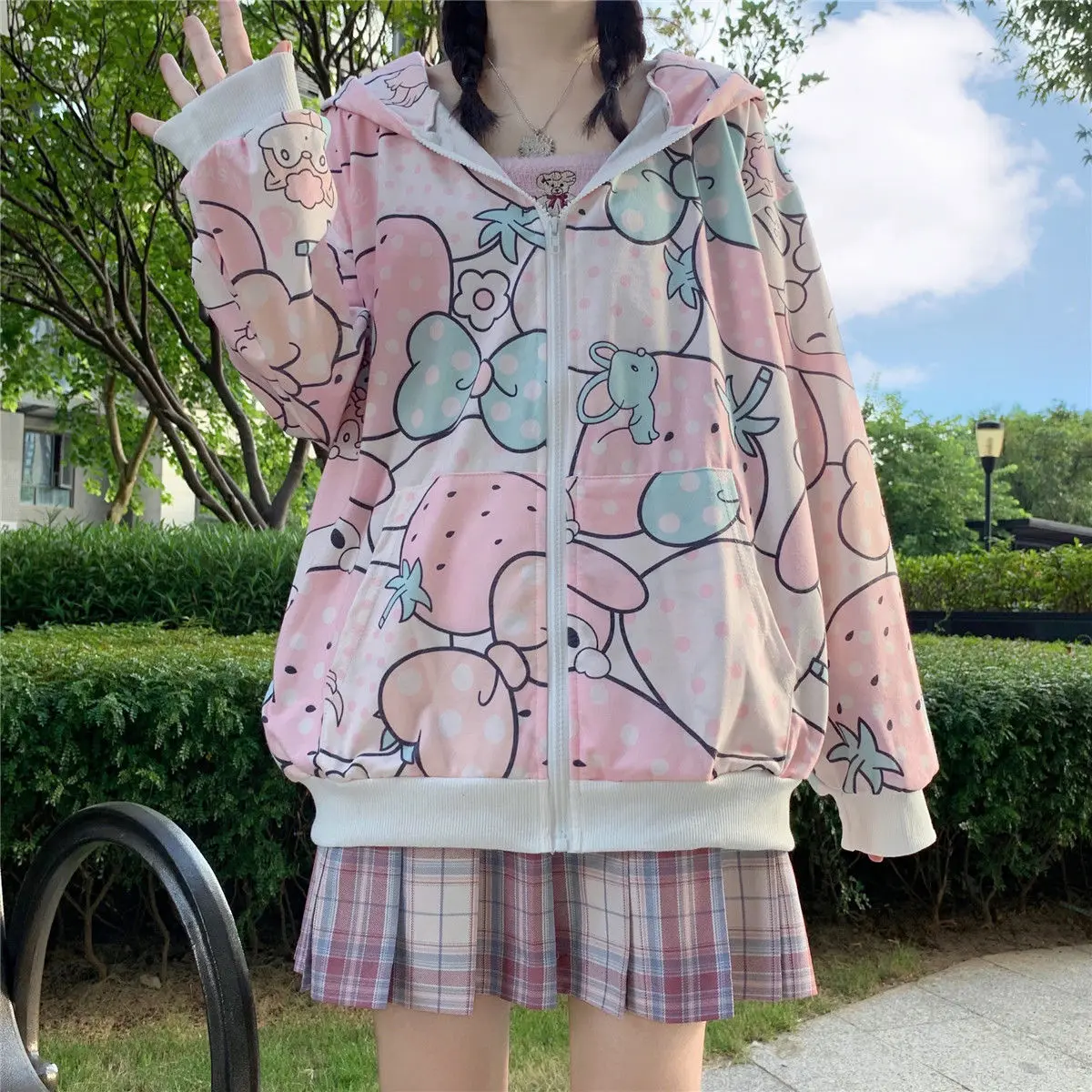 2021 New Autumn Women's Jackets Harajuku Women's Coat Cardigan Sweatshirt With Zipper Loose Kawaii Cartoon Print Women Clothes
2021 New Autumn Women's Jackets Harajuku Women's Coat Cardigan Sweatshirt With Zipper Loose Kawaii Cartoon Print Women Clothes