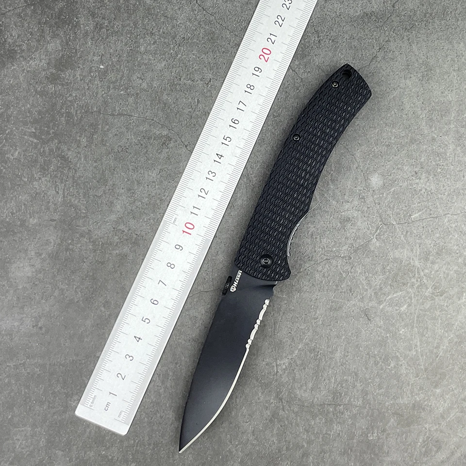 HARNDS Black Mamba CK6016 Folding Knife EDC Tools with 9Cr18MoV Steel serration Pocket Knife G10 Handle with Pocketclip
HARNDS Black Mamba CK6016 Folding Knife EDC Tools with 9Cr18MoV Steel serration Pocket Knife G10 Handle with Pocketclip