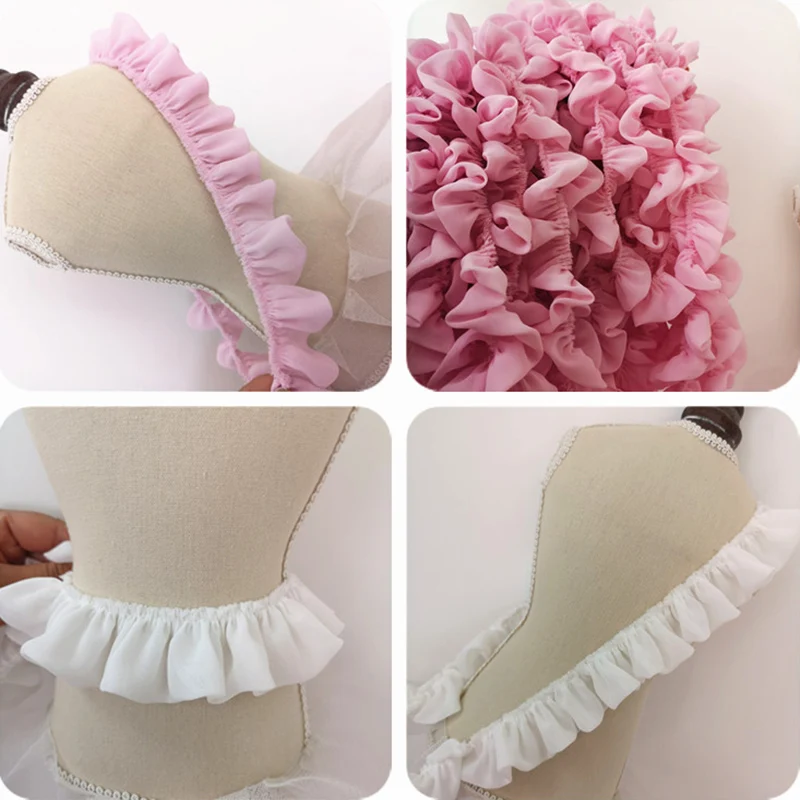 20Yards Pleated Stretch Lace Trims Ribbons Ruffled Elastic Band Baby Hairband Belt Shoes Decorative Tapes DIY Craft Supplies
20Yards Pleated Stretch Lace Trims Ribbons Ruffled Elastic Band Baby Hairband Belt Shoes Decorative Tapes DIY Craft Supplies