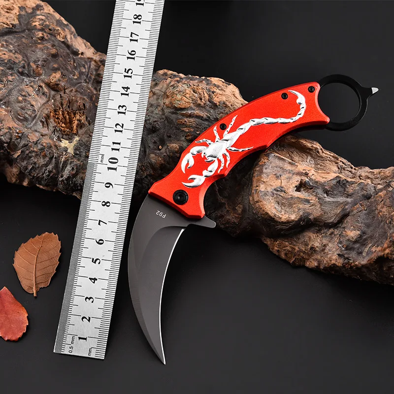 Alumina Handle Folding Knife Outdoor Field Folding Claw Knife Multifunctional Self-defense Folding Knife Survival Portable Knife
Alumina Handle Folding Knife Outdoor Field Folding Claw Knife Multifunctional Self-defense Folding Knife Survival Portable Knife