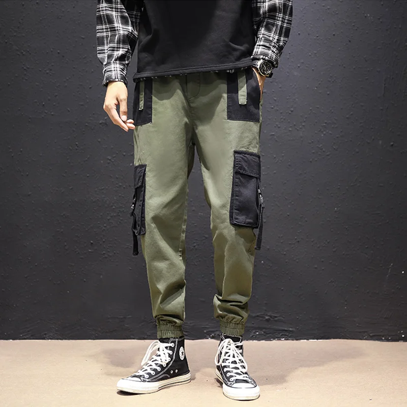Overalls joggers men's army green harem pants multi-pocket men's sports pants streetwear casual pants 5XL men's trousers
Overalls joggers men's army green harem pants multi-pocket men's sports pants streetwear casual pants 5XL men's trousers