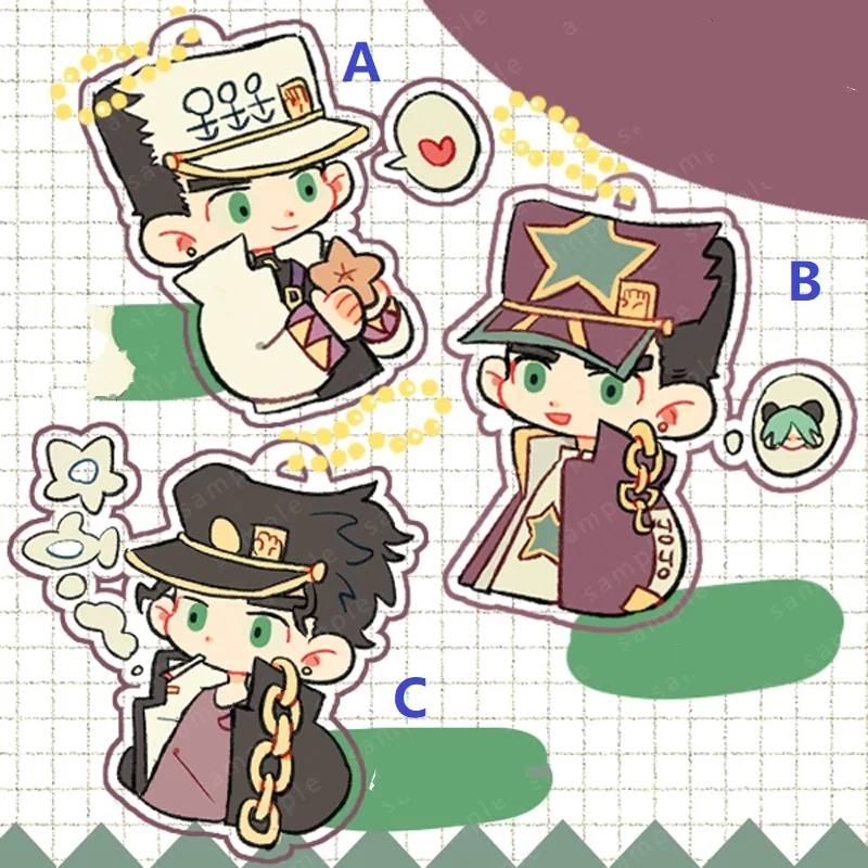 Брелок с аниме «Невероятные приключения Джоджо» Kujo Jotaro, акриловый брелок с ремешком
Брелок с аниме «Невероятные приключения Джоджо» Kujo Jotaro, акриловый брелок с ремешком