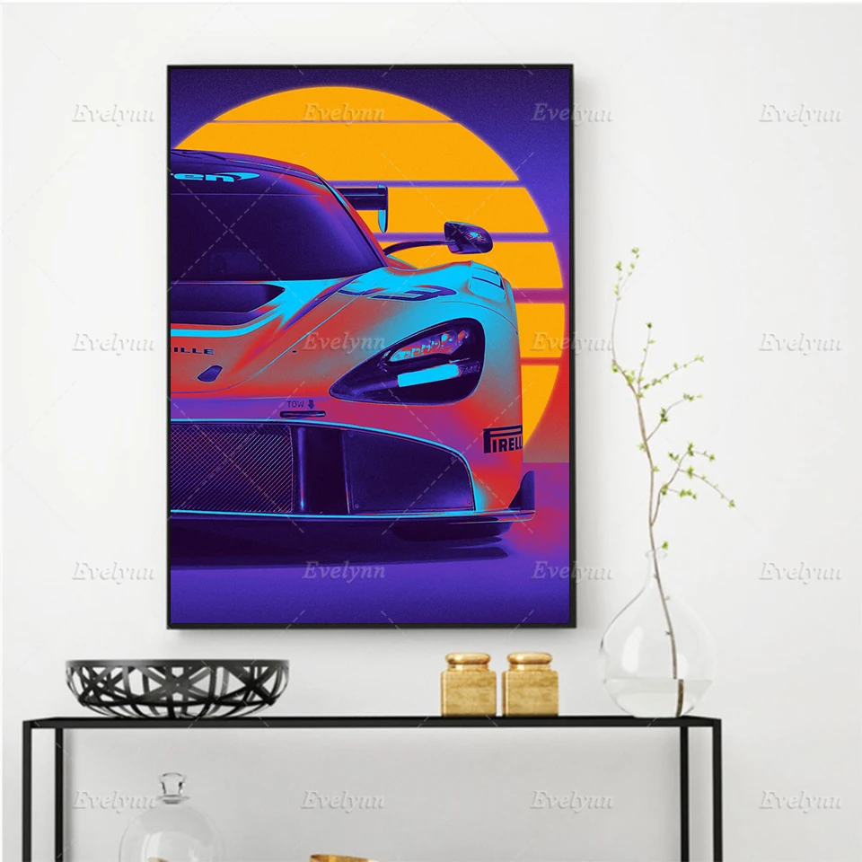 McLaren 720s GT3 Front Abstract Wall Art Poster Modern Vintage Canvas Painting Print Modular Picture For Living Room Home Decor
McLaren 720s GT3 Front Abstract Wall Art Poster Modern Vintage Canvas Painting Print Modular Picture For Living Room Home Decor