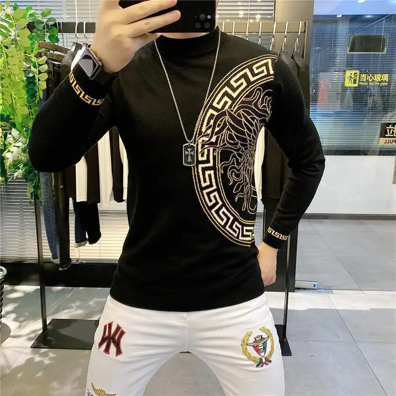 Autumn and winter high-end men's high collar long sleeve T-shirt Plush casual backing shirt double side Plush
Autumn and winter high-end men's high collar long sleeve T-shirt Plush casual backing shirt double side Plush
