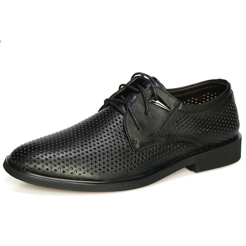Plus size 38-47 Genuine Leather Shoes Men Oxford Breathable Hollow-out Dress Shoes Business Men Shoes Summer Formal Shoes
Plus size 38-47 Genuine Leather Shoes Men Oxford Breathable Hollow-out Dress Shoes Business Men Shoes Summer Formal Shoes