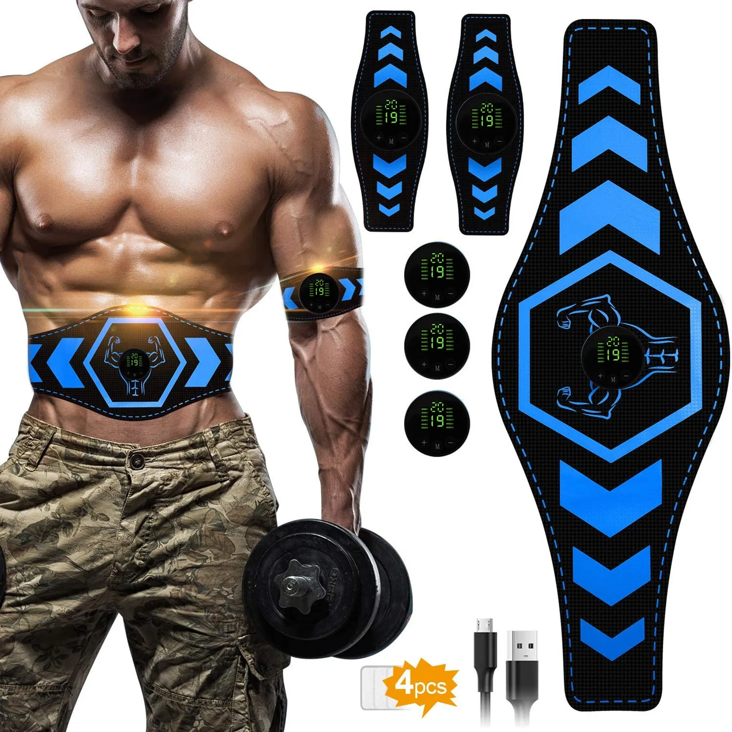 Abs Muscle Stimulator EMS Abdominal Muscle Trainer Smart Body Building Fitness for Abdomen Arms Legs Hip Training Body Slimming
Abs Muscle Stimulator EMS Abdominal Muscle Trainer Smart Body Building Fitness for Abdomen Arms Legs Hip Training Body Slimming