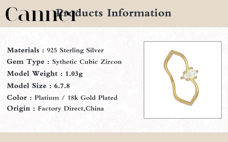 Canner 100% 925 Sterling Silver Finger Rings For Women Wavy Line Zircon Crystal Charm Ring Wedding Jewelry Bague Mujer anillo W5
Canner 100% 925 Sterling Silver Finger Rings For Women Wavy Line Zircon Crystal Charm Ring Wedding Jewelry Bague Mujer anillo W5