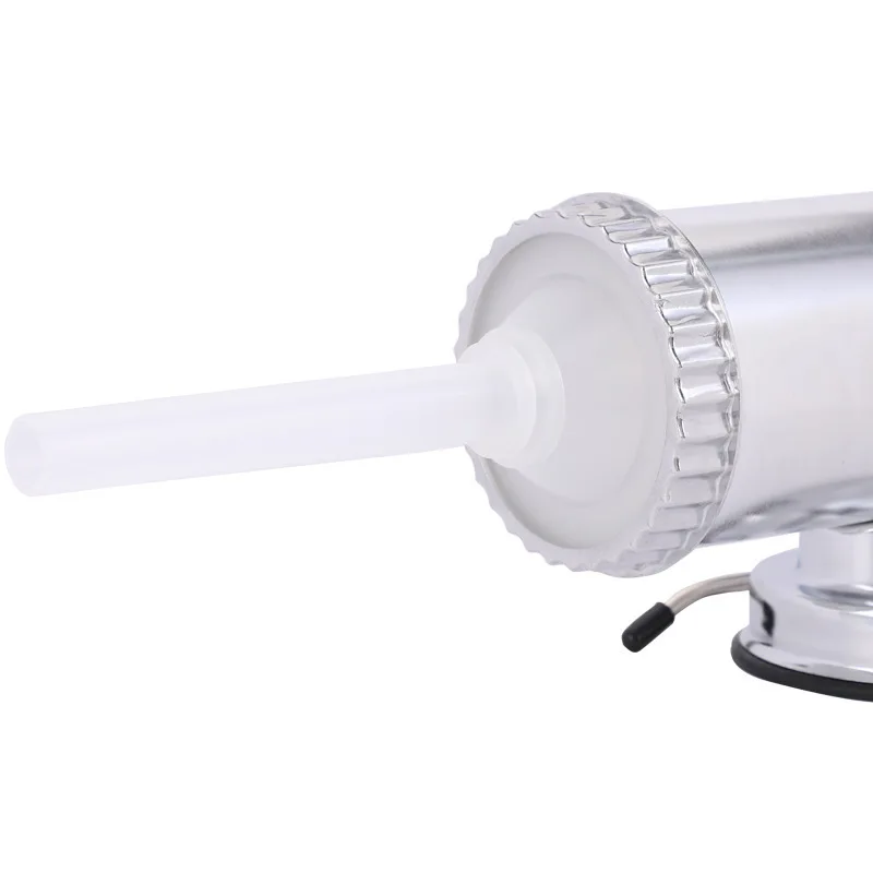 Sausage Stuffer Horizontal Kitchen Machine Stainless Stee Meat Stuffing Maker Kit with 3 Size Filling Nozzles Attachment BDF99
Sausage Stuffer Horizontal Kitchen Machine Stainless Stee Meat Stuffing Maker Kit with 3 Size Filling Nozzles Attachment BDF99