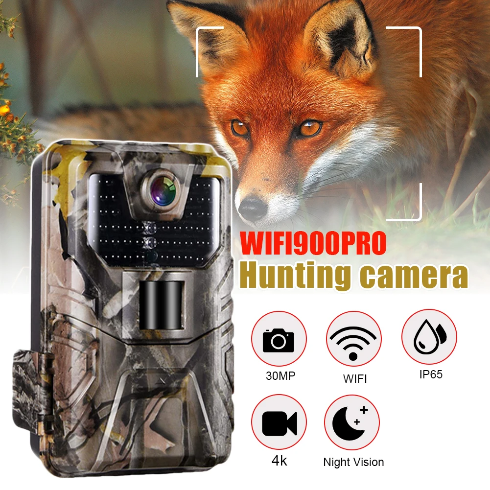 Wifi Hunting Trail Camera Portable 4K HD Camera Infrared Night Vision Waterproof Camera for Outdoor Wildlife Hunting
Wifi Hunting Trail Camera Portable 4K HD Camera Infrared Night Vision Waterproof Camera for Outdoor Wildlife Hunting