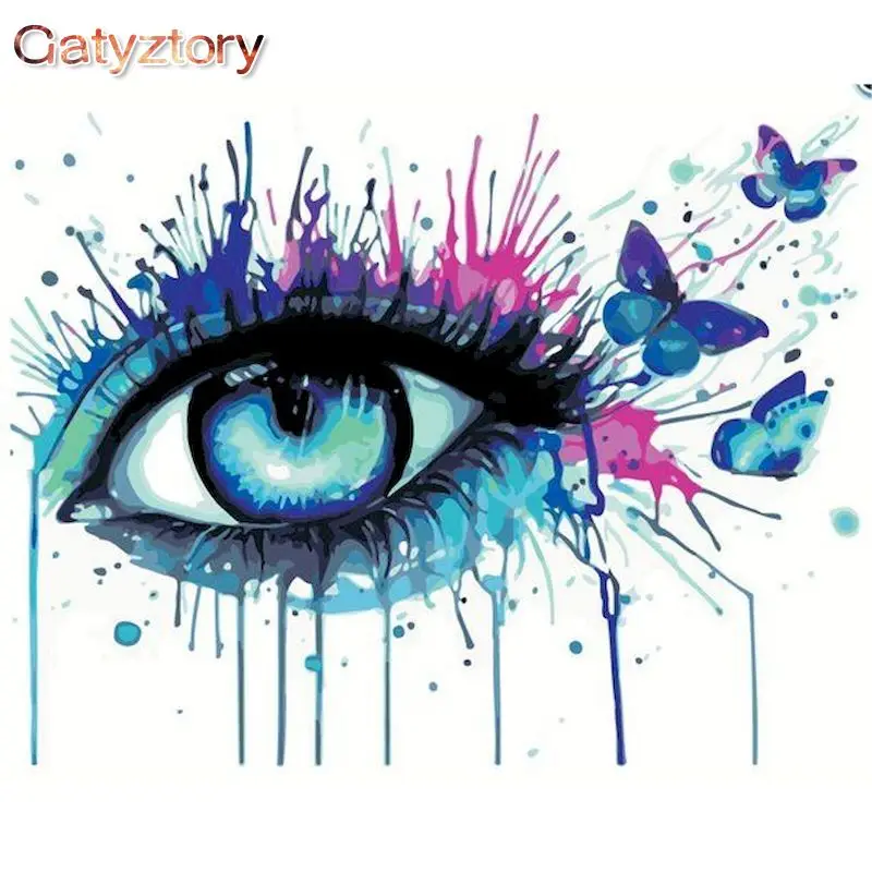 GATYZTORY Eye Figure Painting By Numbers For Adults HandPainted Diy Gift Acrylic Pigment Color On Canvas Home Decoration Art Pho
GATYZTORY Eye Figure Painting By Numbers For Adults HandPainted Diy Gift Acrylic Pigment Color On Canvas Home Decoration Art Pho
