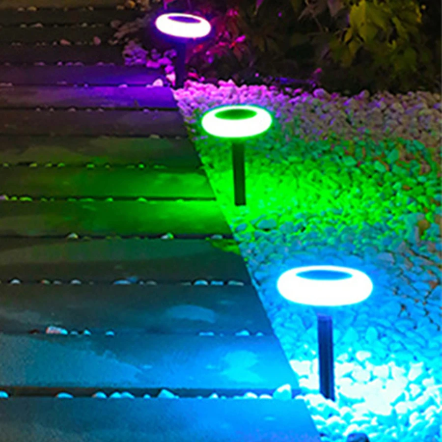1/2/4PCS RGB Changeable LED Outdoor Solar Pathway Lights Waterproof Landscape Solar Garden Lawn Lamps For Path Yard Patio Decor
1/2/4PCS RGB Changeable LED Outdoor Solar Pathway Lights Waterproof Landscape Solar Garden Lawn Lamps For Path Yard Patio Decor