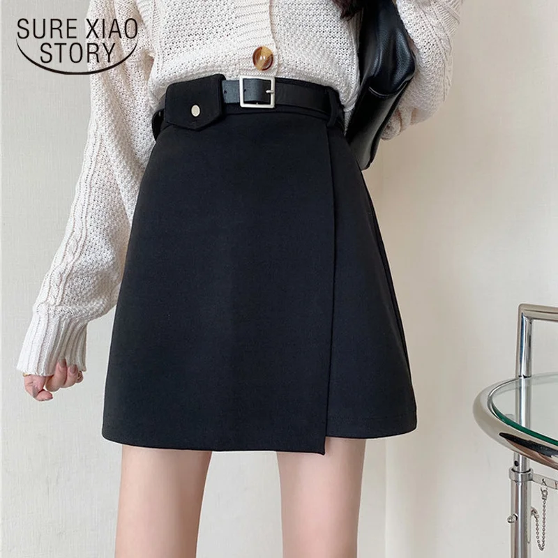 Autumn/Winter Casual High-waist Irregular A-line Skirts Big MM Plus Size Short Skirt Faldas Cortas Present The Same Belt 12223
Autumn/Winter Casual High-waist Irregular A-line Skirts Big MM Plus Size Short Skirt Faldas Cortas Present The Same Belt 12223