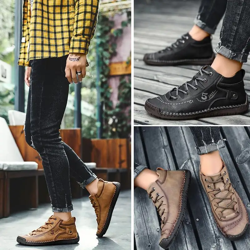 LEOSOXS Men Winter Leather Warm Comfortable Shoes Waterproof Ankle Boots Lace Up Shoes Footwear Fur 
LEOSOXS Men Winter Leather Warm Comfortable Shoes Waterproof Ankle Boots Lace Up Shoes Footwear Fur