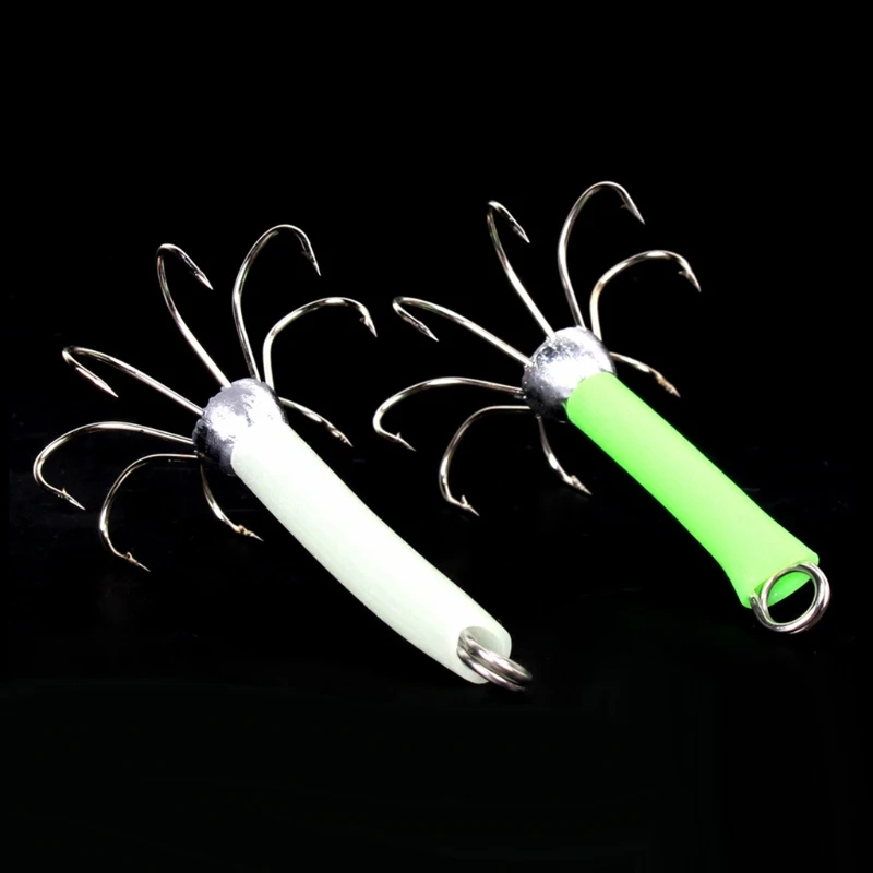 Luminous Squid Octopus Fishing Hooks Stainless Steel Fishhook Freshwater Lures H053
Luminous Squid Octopus Fishing Hooks Stainless Steel Fishhook Freshwater Lures H053