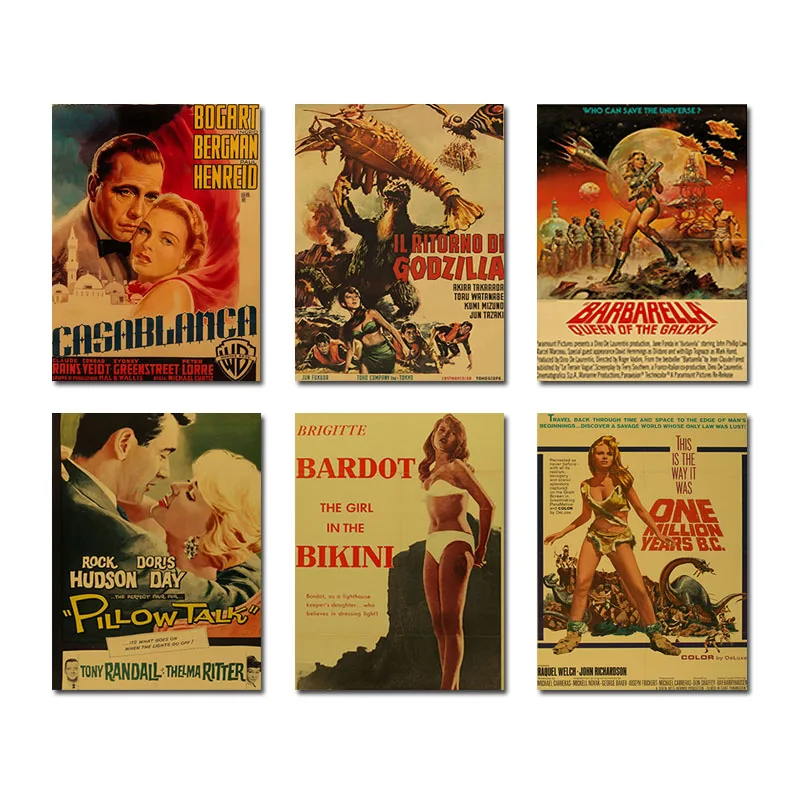 Classic Old Movie Vintage Poster Canvas Painting Mural Bar Cafe Living Room Decoration
Classic Old Movie Vintage Poster Canvas Painting Mural Bar Cafe Living Room Decoration