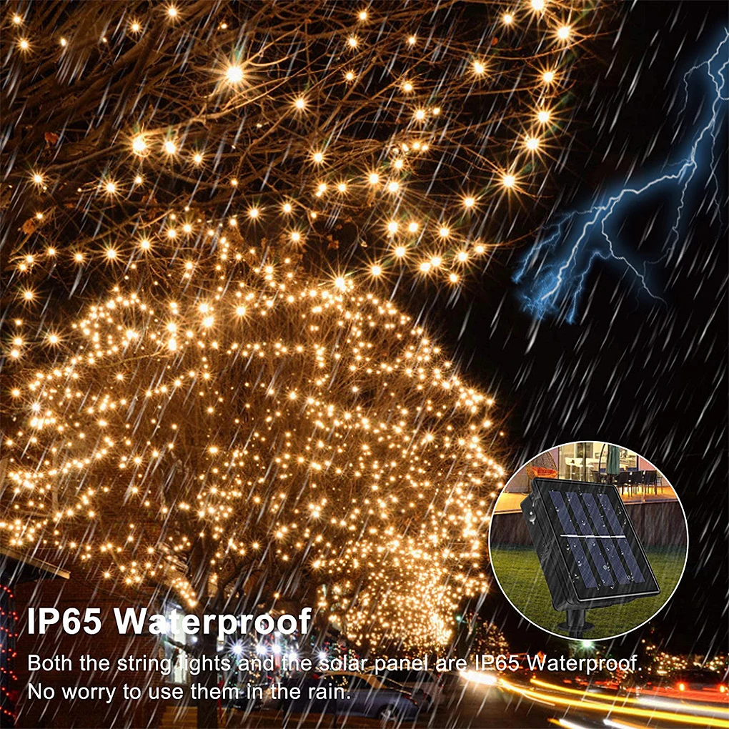 Garden Light String LED Solar Powered Tree String Lamp Adjustable Decoration Garland Light Christmas New Year Party Decor Lights
Garden Light String LED Solar Powered Tree String Lamp Adjustable Decoration Garland Light Christmas New Year Party Decor Lights