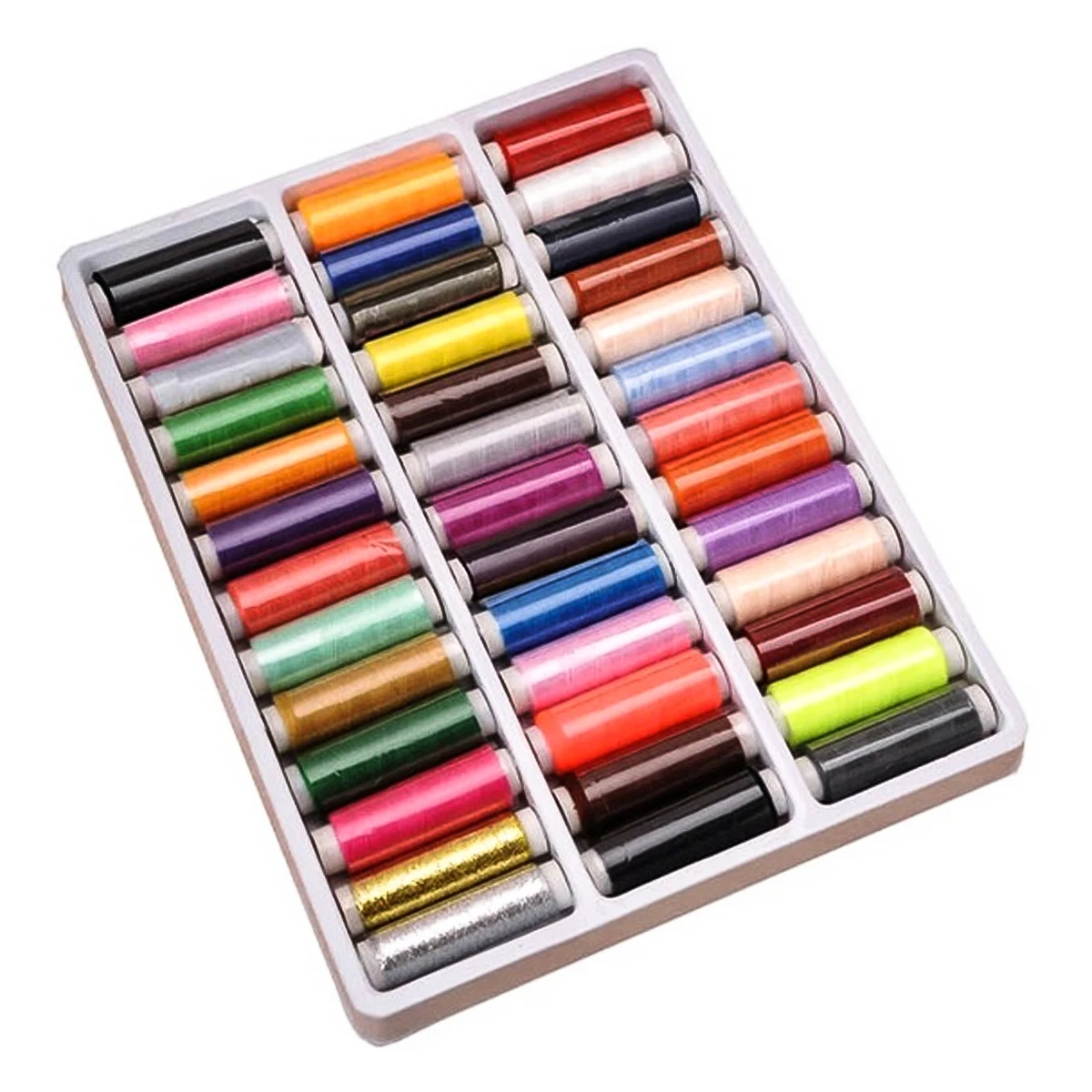 39 Assorted Color Sewing Thread Spool Tool Set Hand Sewing Thread 39-Color Sewing Thread Box
39 Assorted Color Sewing Thread Spool Tool Set Hand Sewing Thread 39-Color Sewing Thread Box